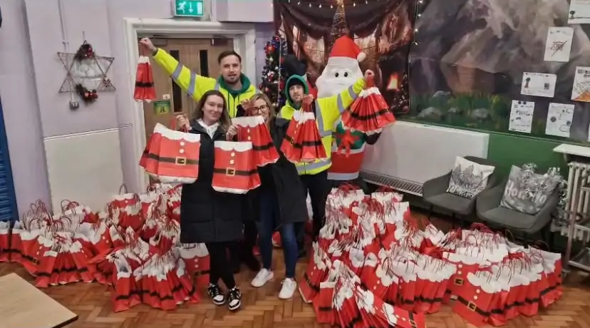 kings rise academcy christmas donations by 4 Oaks Group